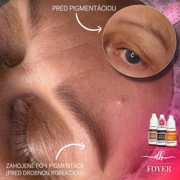 zahojené obočie HAIR STROKES
