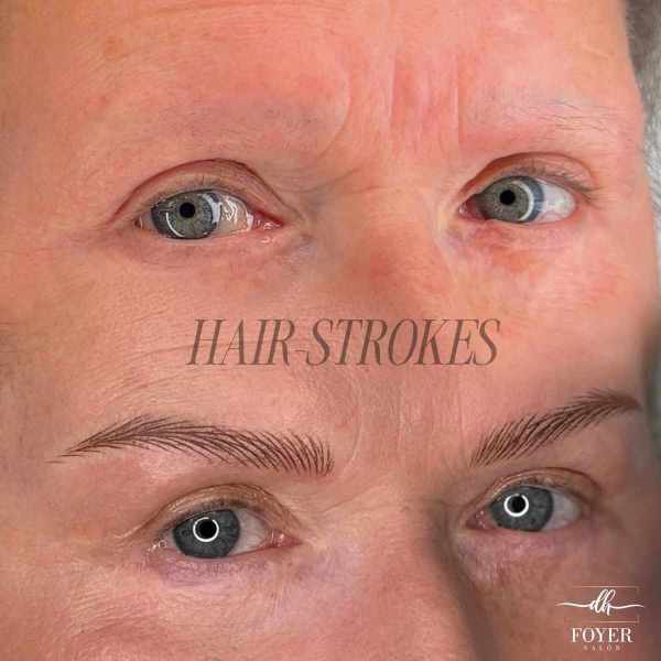 Ialopecia hair strokes permanentný  makeup
