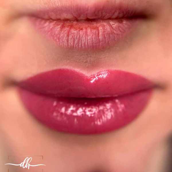 permanentný makeup pery