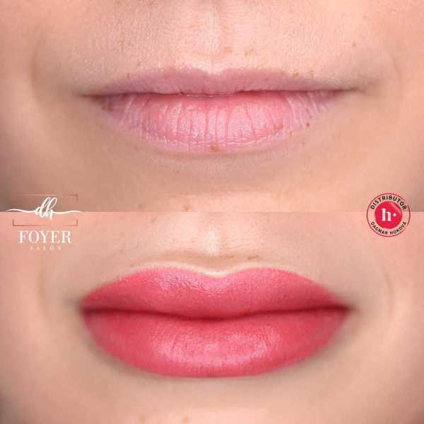 permanentný makeup pery