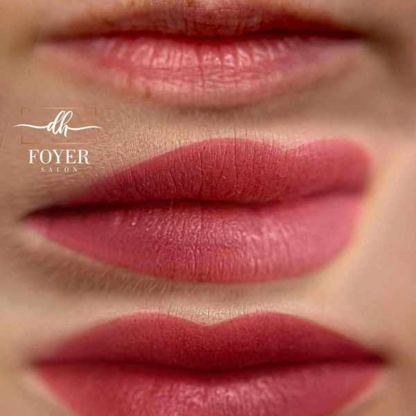permanentný makeup pery