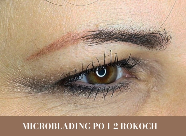 microblading po čase