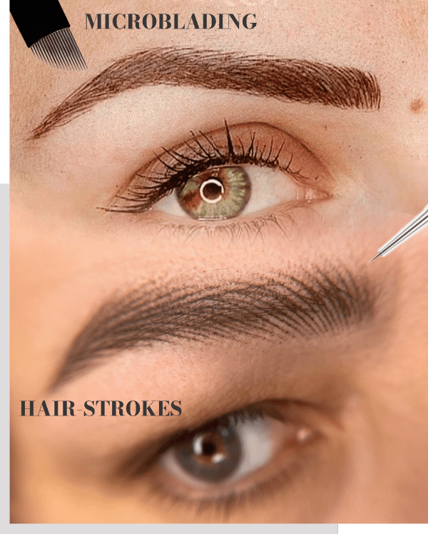 porovnanie hair strokes a microblading